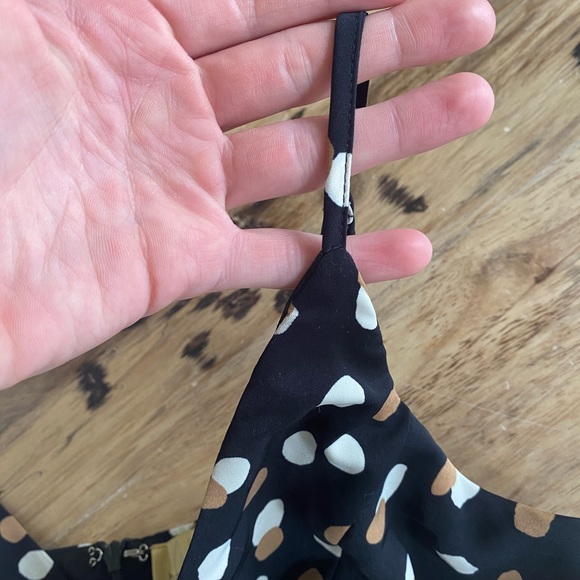 Lizard Thicket polka dot romper! Brand new never worn! Wraps around the back! - Picture 5 of 10